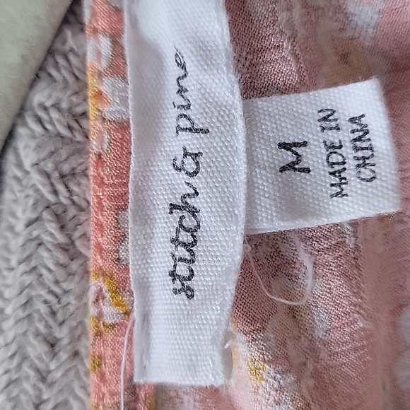 Stitch and Pine Peach Floral Dress - Picture 5 of 5